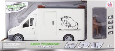 Batteridrevet hestebil med hestefigur