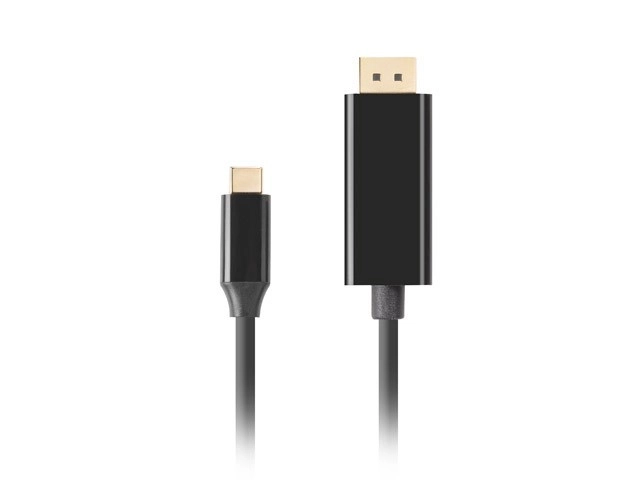 USB-C til DisplayPort kabel 1.8m 4K 60Hz Sort