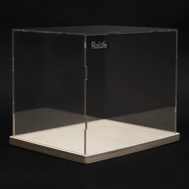 Plexiglaskasse til miniatures husmodeller