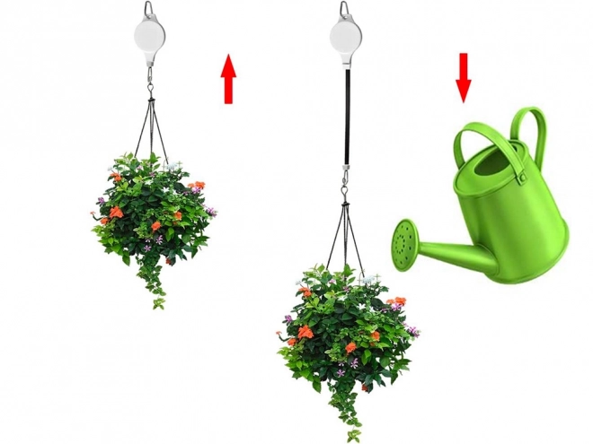 Krog til planter med teleskopisk håndtag