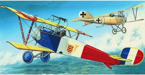 Model af fly Nieuport 11/16 Bebe