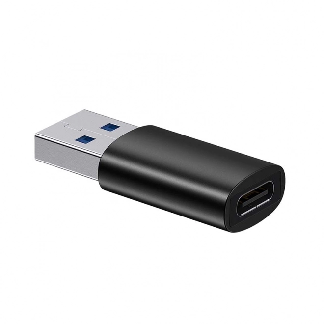 Adapter Baseus USB-A til USB-C – Sort