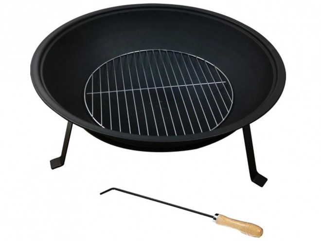 Havebålplads med grill 55 cm