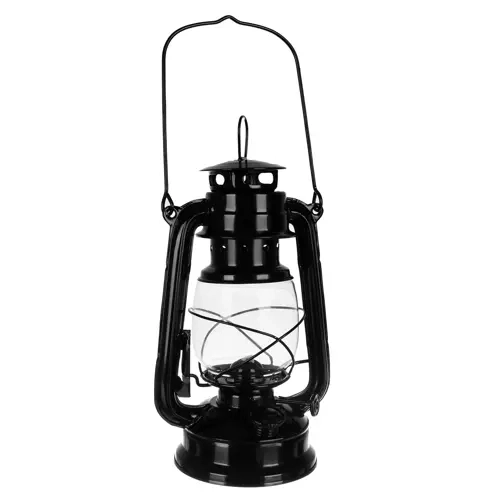 sort olie lampe 24cm