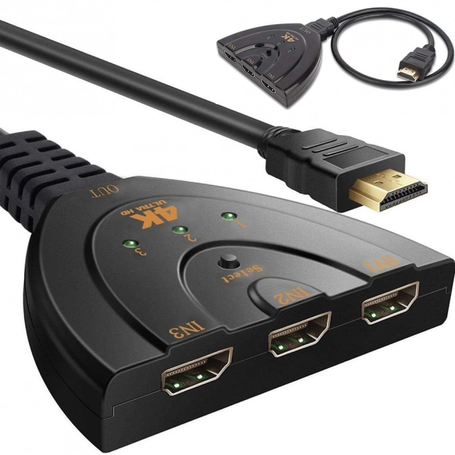 Hdmi 3-port 4k switch