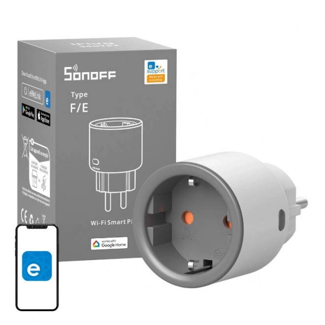 Smart WiFi Stikdåse Sonoff S60TPF