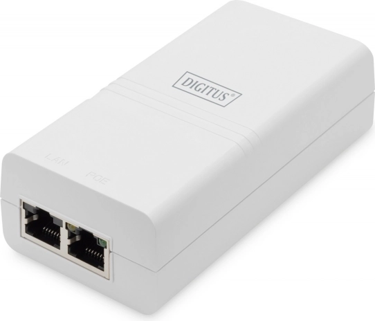 PoE-adapter 802.3af 48V 15,4W Gigabit Hvid