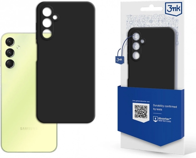 Mat etui 3mk til Samsung Galaxy A25 5G – sort