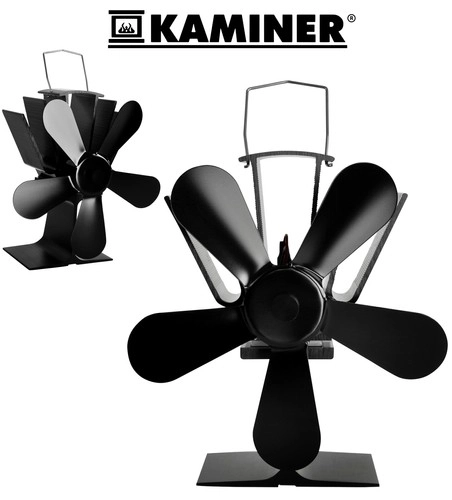 5-bladet pejseventilator