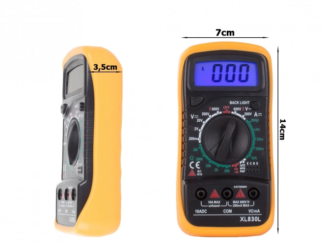Digital multimeter til måling af spænding og strøm