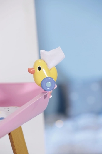 Aftagelig servietbeholder med and