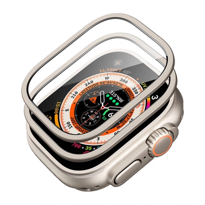 Beskyttelsessæt til Apple Watch Ultra ESR 49mm (etui + glas) (titan)