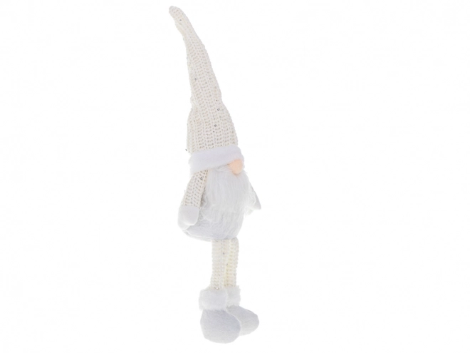 Julegnom med hvide skæg 47cm