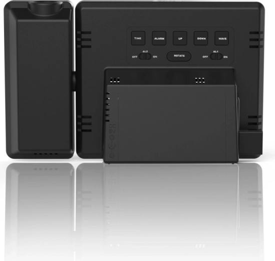 Præcis DCF-tid og smart alarm til to personer