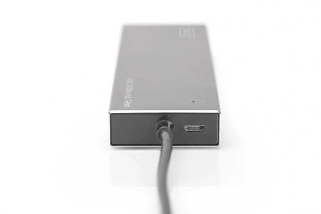 USB 3.0 hub med 7 porte, aluminium