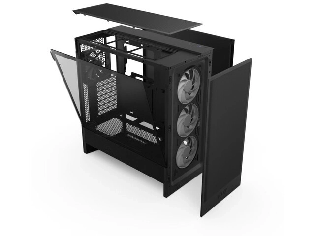 Computerkabinet H5 FLOW RGB Mid Tower Sort