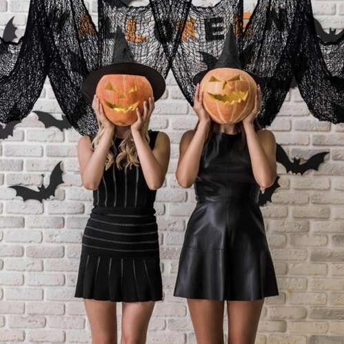 Halloween dekoration spindelvæv 198 x 76 cm