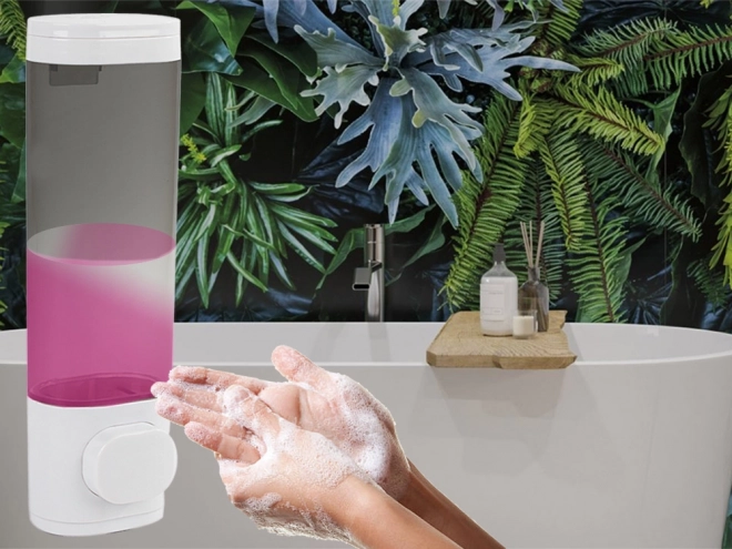 Væghængt sæbe- og shampoondispenser 300 ml