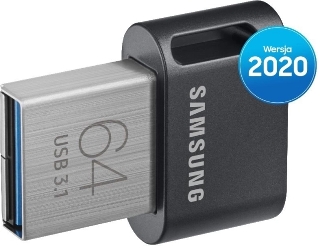 USB-flashdrev FIT Plus 64 GB USB 3.1, grå