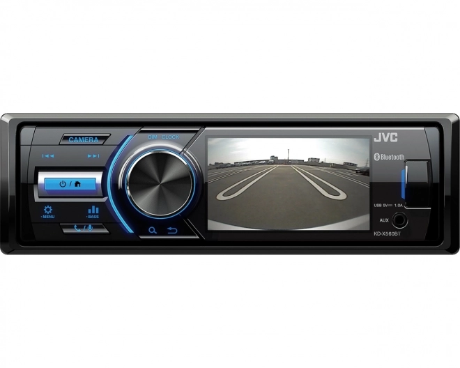 Bilradio JVC med Bluetooth og skærm