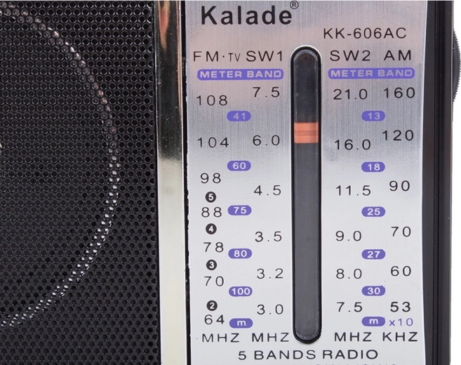 Bred dækning af FM/AM/SW1/SW2-bånd