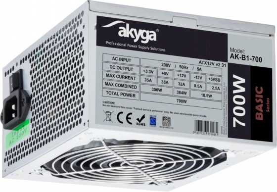 Grundlæggende strømforsyning Akyga 700W