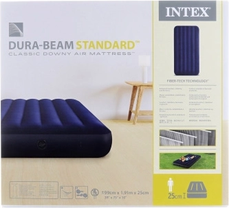 Oppustelig madras 191 × 99 cm til én person INTEX
