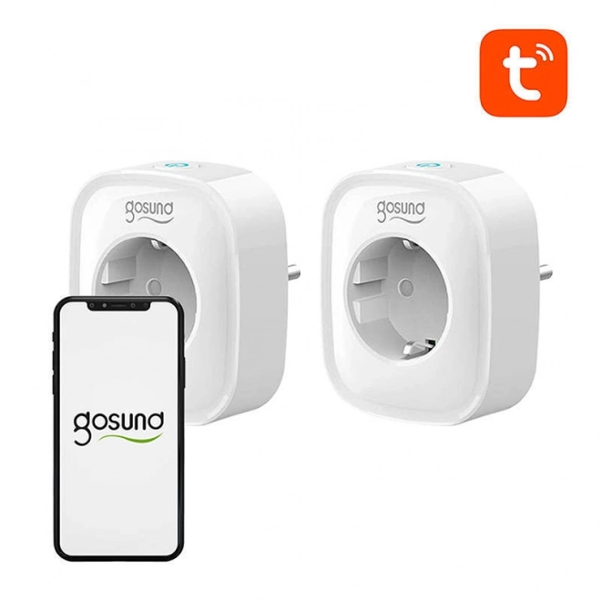 Smart WiFi-stik Gosund SP1 (2 stk), 16A, Tuya