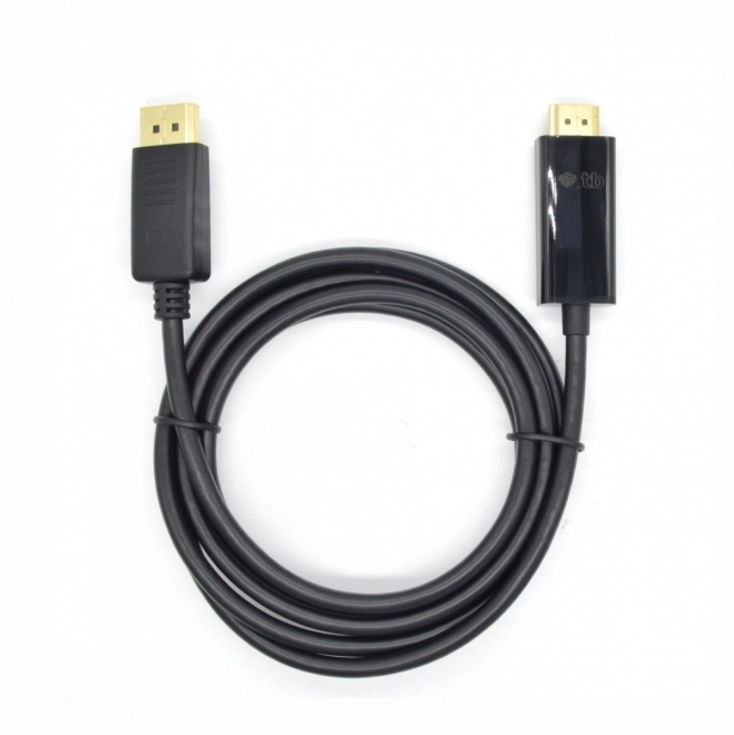 Kabel DisplayPort til HDMI 1,8m sort