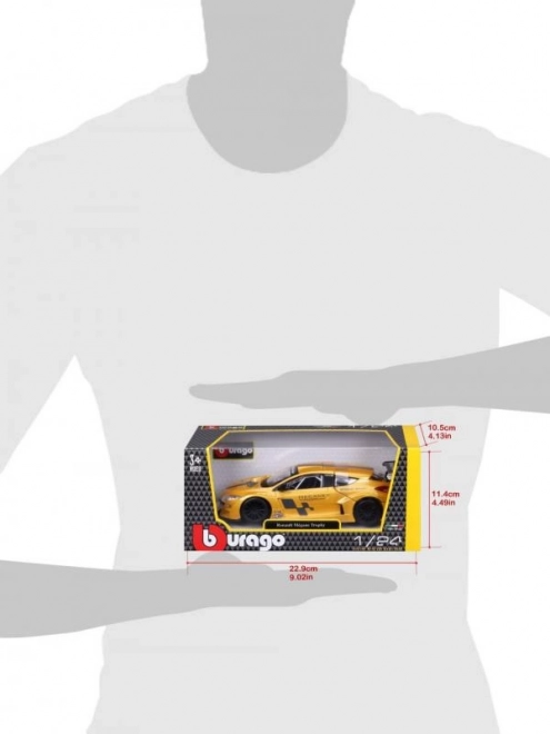Bburago 1:24 Renault Mégane Trophy Metalisk Gul 18-22115