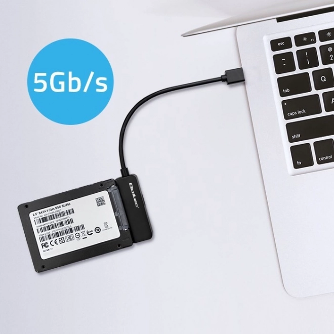 Adapter SATA | 2,5" adapter SSD HDD| Super hastighed 5Gb/s | 2TB – USB 3.0