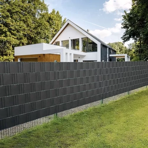 Bånd til hegn 19cmx35m 450g/m2 antracit 23696