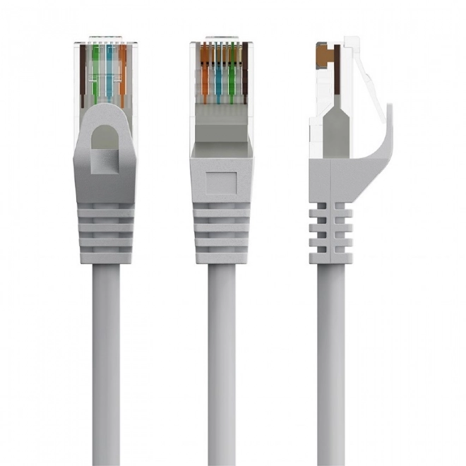 Patchkabel kat.6 UTP 0,5m grå
