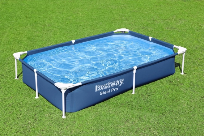 SplashJr Stål Pro 221x150x43 BESTWAY Rack Pool + reparationssæt