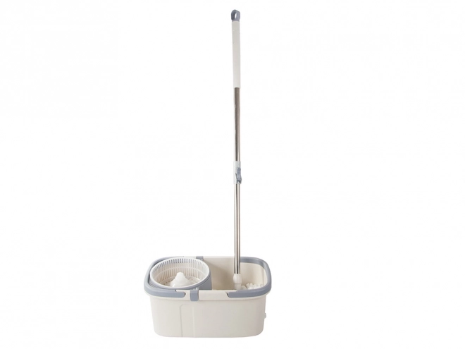 Roterende moppe med spand og mikrofiberpude