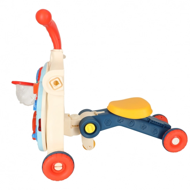 Multifunktionelt baby walker og interaktivt bord 5i1