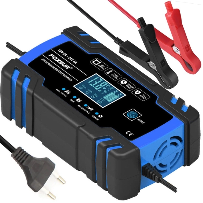 Automatisk biloplader med reparationsfunktion 12V 24V