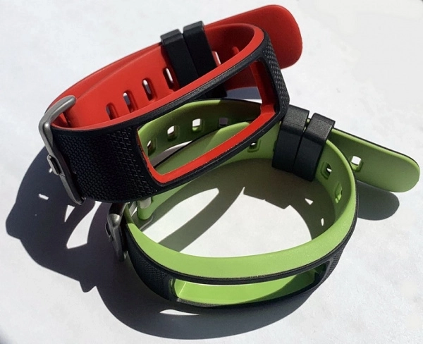 Originale remme til U‑Band 116HR Color – rød og grøn