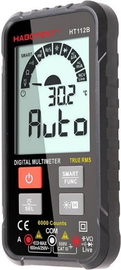 true rms digitalt multimeter habotest ht112b