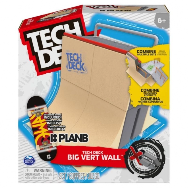 Tech Deck Dobbelt-sidet Skateboard Rampe