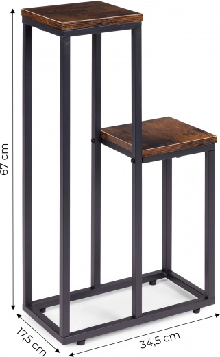 Stabil stålramme med pulverlakering