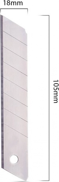 Standardmål 18 × 105 mm