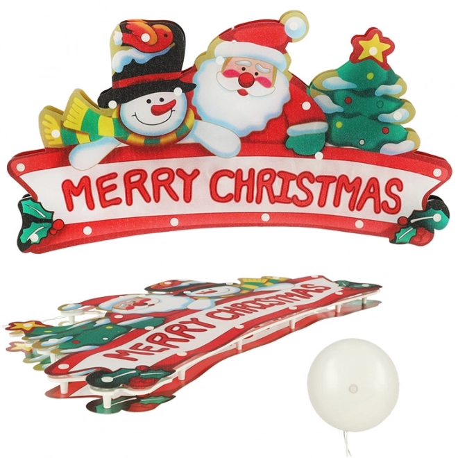 Jule LED dekoration Merry Christmas 45 cm