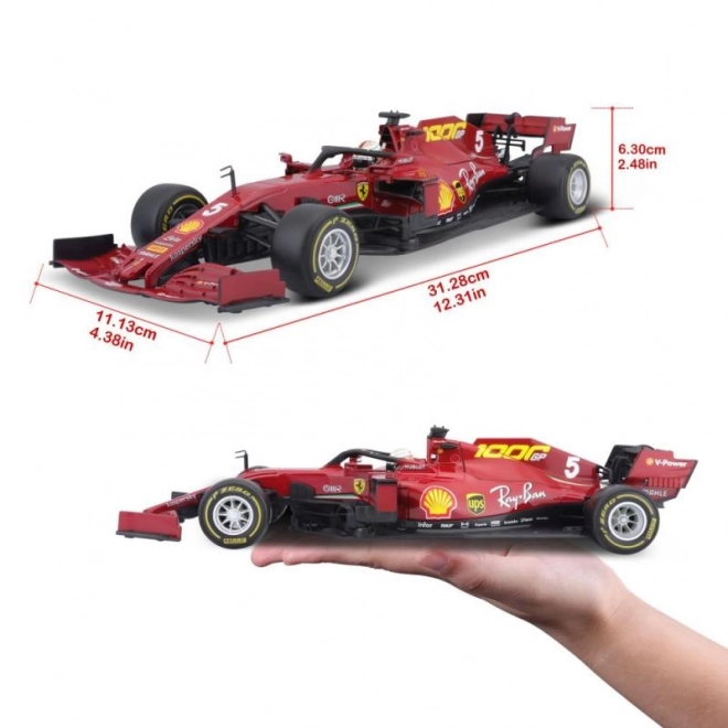 Metalmodel af Ferrari SF1000 F1 2020, Tuscan GP – Sebastian Vettel