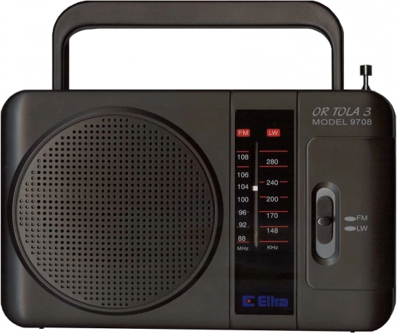 Bærbar radio TOLA sort