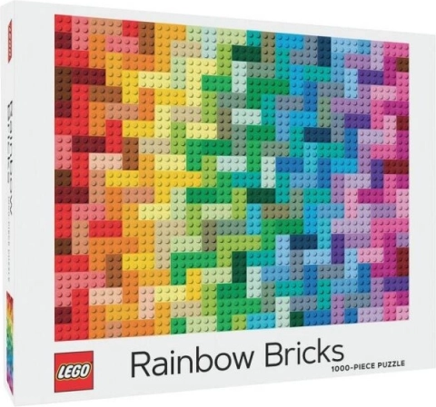 Chronicle Books puslespil LEGO regnbueklodser 1000 brikker