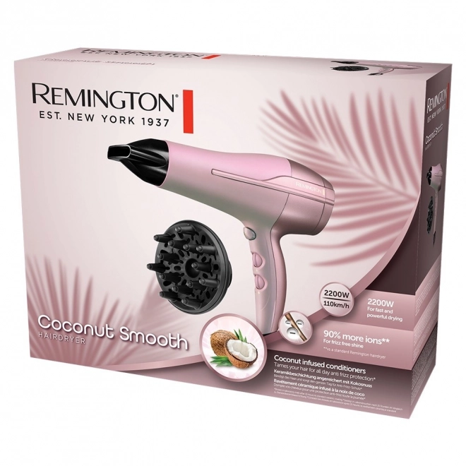 Hårtørrer Remington Coconut Smooth