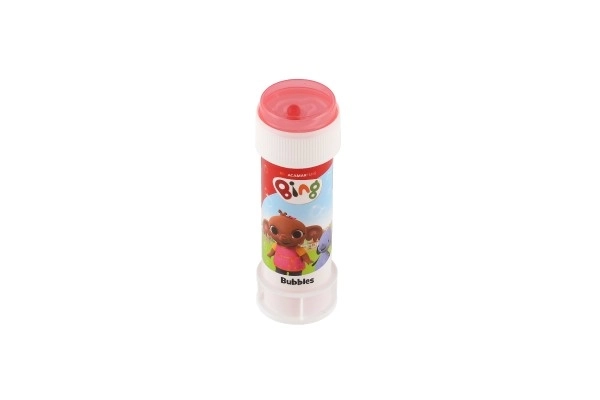 Sæbebobler 60ml Kaninen Bing mix farver i plastikflaske 4x11cm