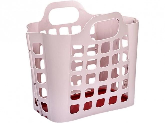 Foldbar plastvasketøjskurv