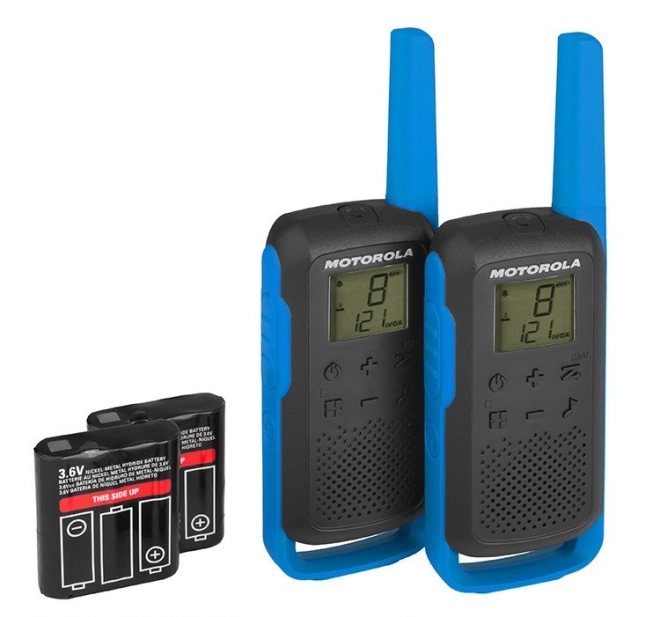Kortbølge Walkie Talkie T62 PMR 446 blå